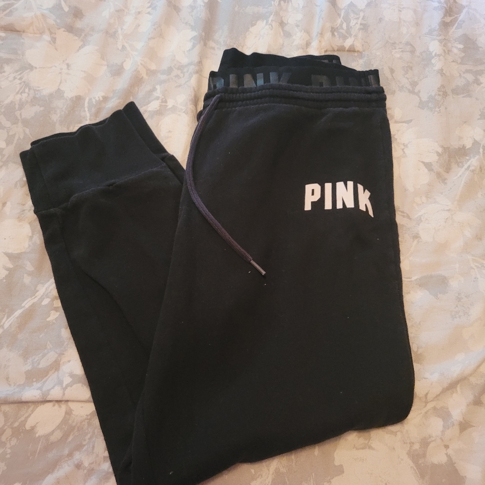 Black Pink Joggers